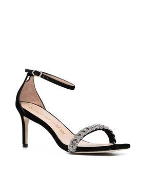 NEW STUART WEITZMEN Women’s Nudistcurve Sandals – Black – Size 11